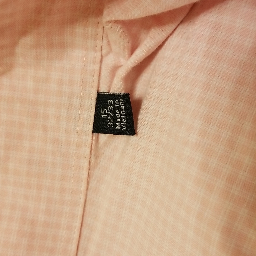 Nautica Pink Dress Shirt 15 32/33 - Picture 3 of 4